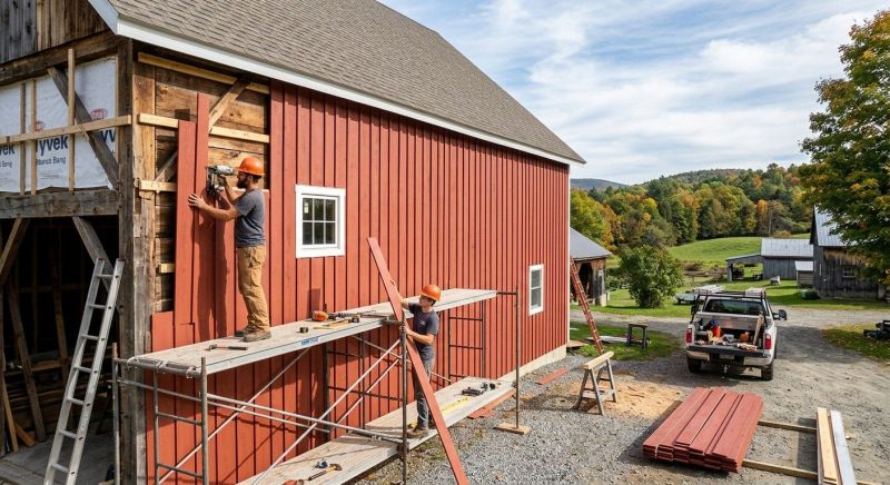 Barn Siding Installation in Amelia, OH