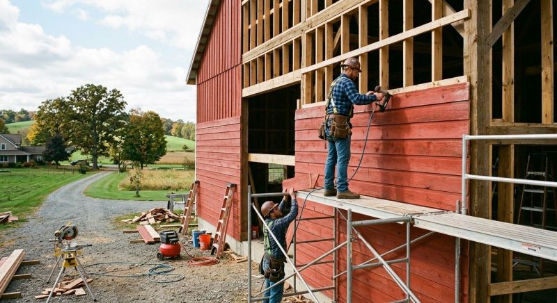 Barn Siding Installation in Lebanon, OH