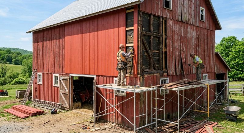 Barn Siding Replacement in Goshen, OH
