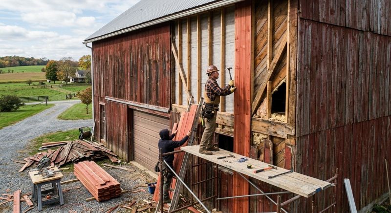 Barn Siding Replacement in Maineville, OH
