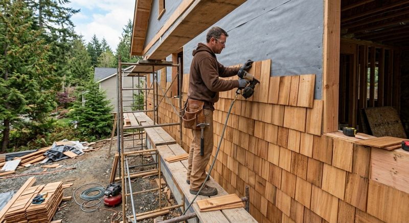 Cedar Siding Installation in Middletown, OH