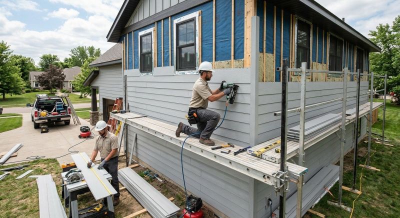 Cement Siding Installation in Amelia, OH