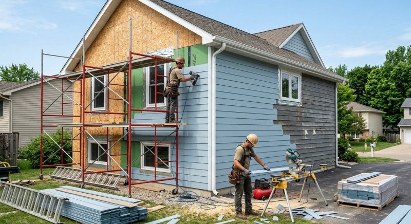 Cement Siding Replacement in Warren County, OH