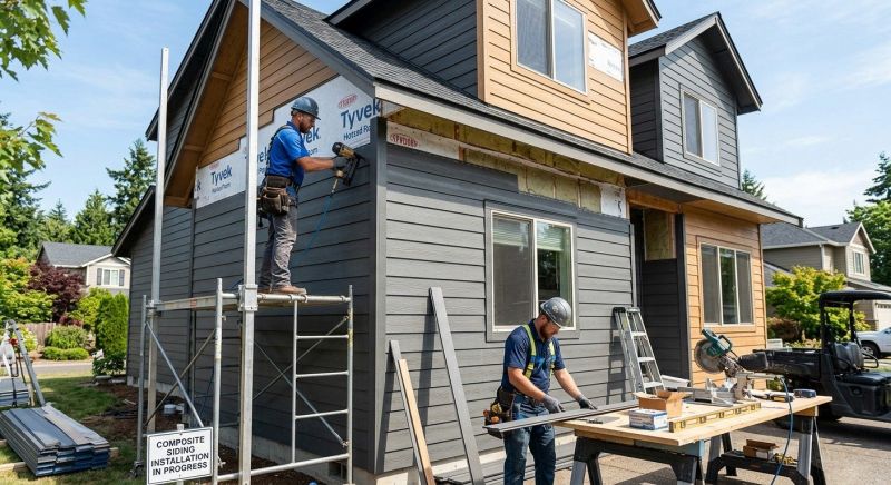 Composite Siding Installation in Wilmington, OH