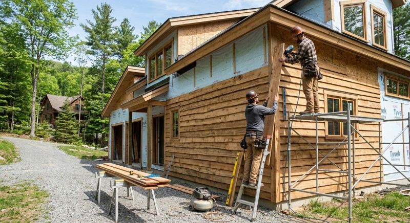 Faux Wood Siding Installation in Fairfield, OH