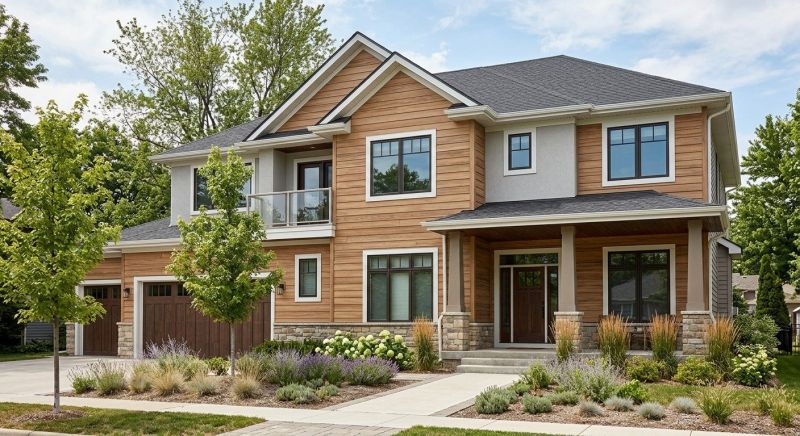 Faux Wood Siding Installation in Franklin, OH