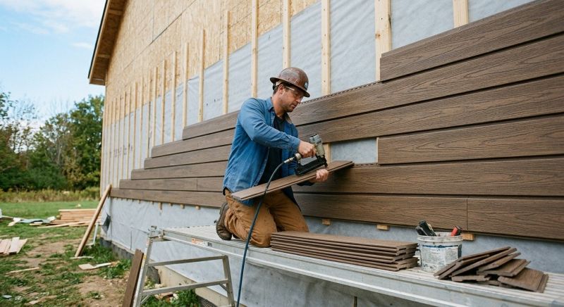Faux Wood Siding Installation in Loveland, OH