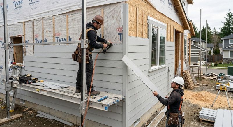 Fiberboard Siding Installation in Maineville, OH