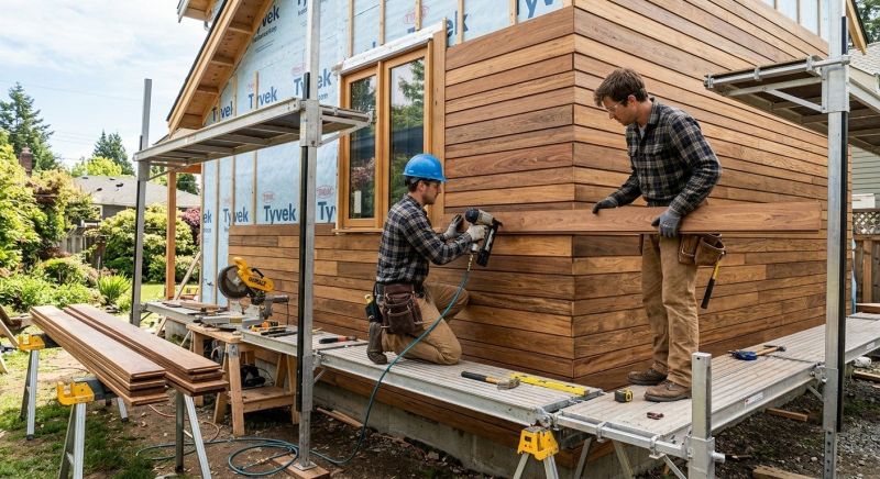 Hardwood Siding Installation in Milford, OH