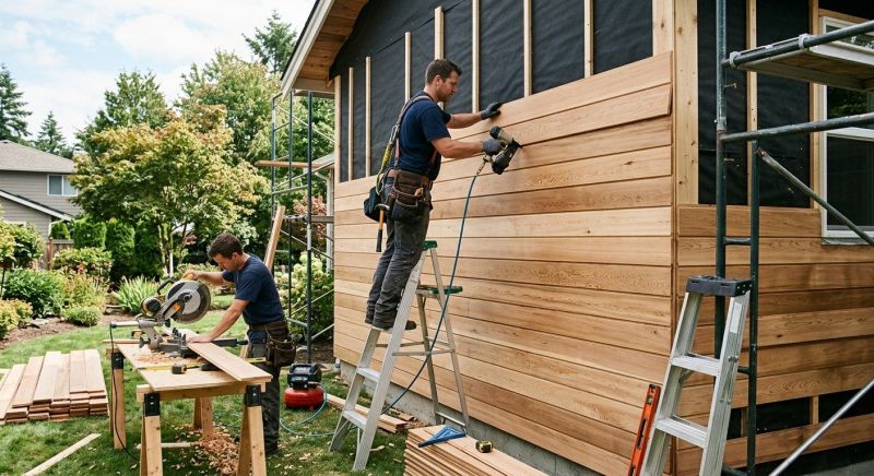 Hardwood Siding Installation in Monroe, OH