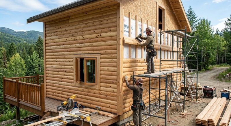 Log Siding Installation in Middletown, OH