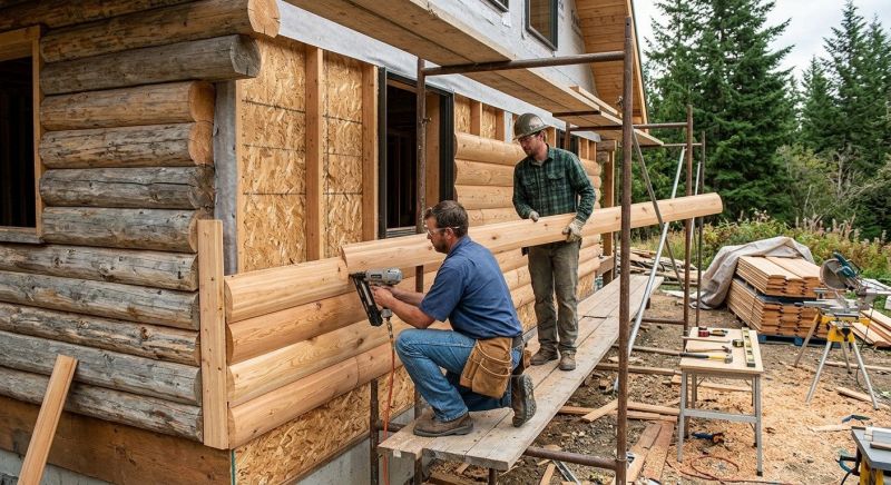 Log Siding Installation in Milford, OH