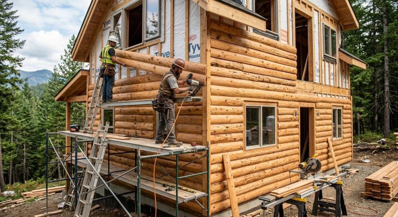 Log Siding Installation in Newport, KY