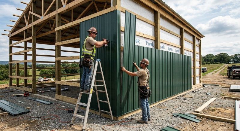 Metal Barn Siding Installation in Maineville, OH
