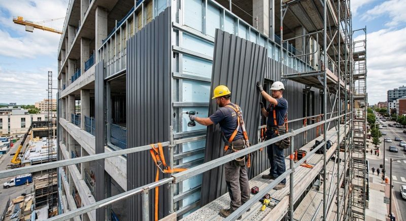 Steel Cladding Installation in Maineville, OH