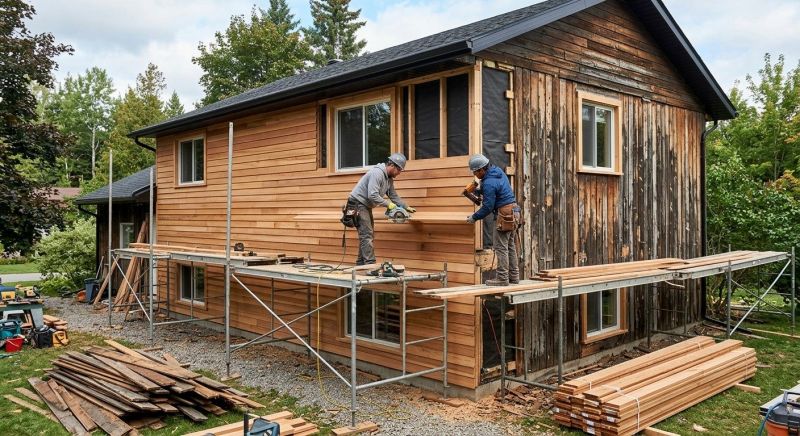 Wood Cladding Installation in Lebanon, OH