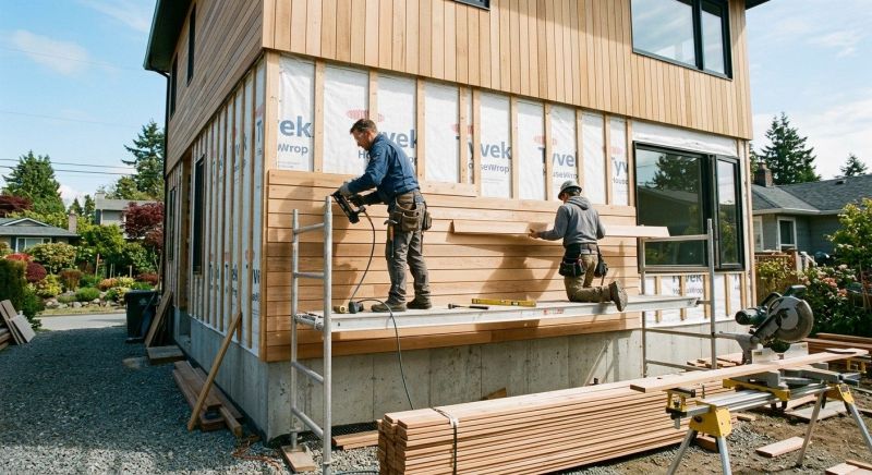 Wood Cladding Installation in Maineville, OH