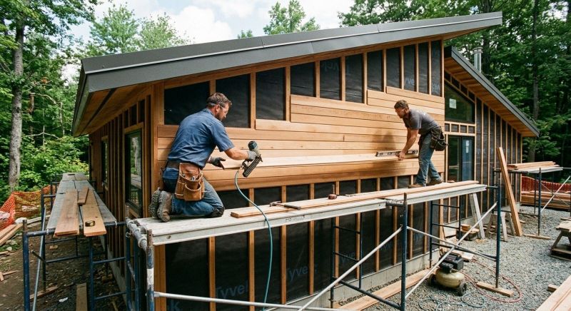 Wood Cladding Installation in Loveland, OH