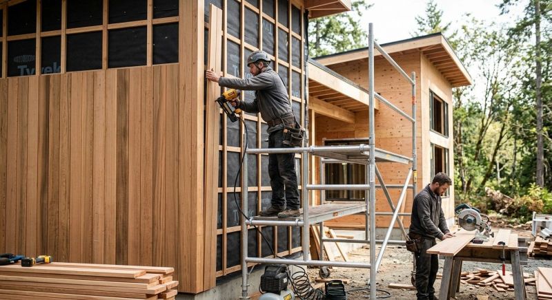 Wood Cladding Installation in Monroe, OH