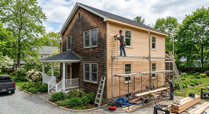 Wood Siding Installation in Fairfield, OH