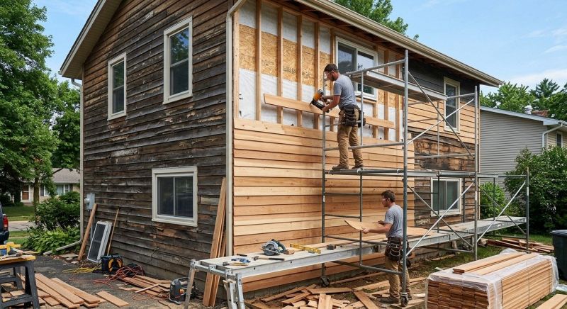 Wood Siding Installation in Middletown, OH