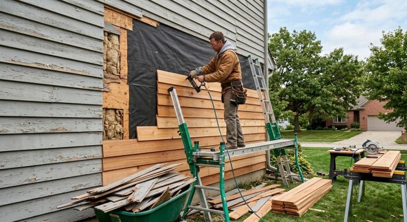 Wood Siding Installation in Springboro, OH