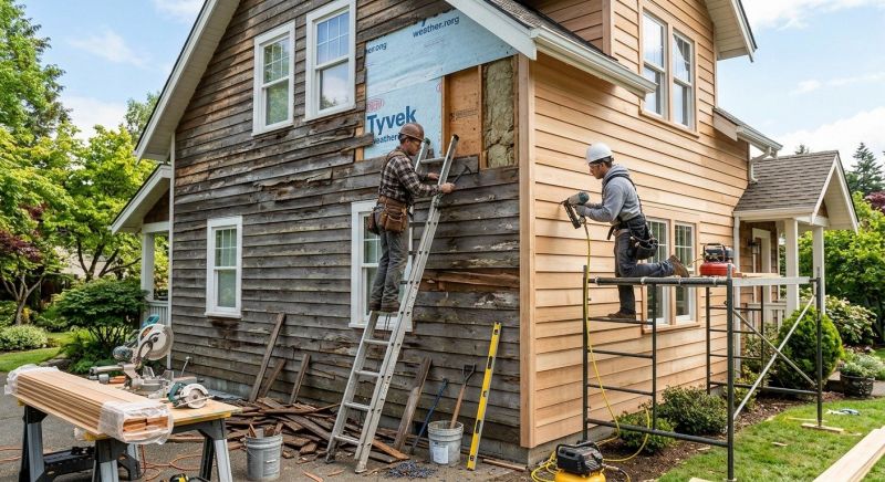 Wood Siding Installation in Warren County, OH